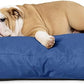 K9 Ballistics Tough Rectangle Pillow Medium Dog Bed - Removable Cover, Washable, Durable & Water Resistant Dog Bed Made for Medium Dogs 33"x27" Blue Quartz