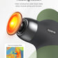 RENPHO Mini Thermal Massage Gun with Heat, Portable Deep Tissue Percussion Massager, Color Silicone Sleeves Travel Size with Carry Case, Olive Drab