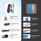 VALSOLE Heavy Duty Support Pain Relief Orthotics - 220+ lbs Plantar Fasciitis High Arch Support Insoles for Men Women, Flat Feet Orthotic Insert, Work Boot Shoe Insole, Absorb Shock with Every Step
