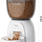 5L/21 Cup Automatic Cat Feeder, Timed Cat Dry Food Dispenser, Automatic Pet Feeders Dual Power Supply, 6 Meal Programmable 1-20 Portion Cats Feeder, Auto Dog Feeders,Pet Food Dispenser for Cats, Puppy