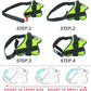 Bolux Dog Harness, No-Pull Reflective Dog Vest, Breathable Adjustable Pet Harness with Handle for Outdoor Walking - No More Pulling, Tugging or Choking Small (Pack of 1) Green