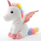 Sew Butiful 8" Unicorn Stuffed Animal - Cute Plush Toy Gift for 3-8 Years Old Girls, Soft Birthday Present for Baby, Toddler, Kids, Decor (White)