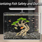 Novelsite Fish Tank Decoration- Cliff Bonsai Trees with Faux Moss- Aquarium Decoration Aqua scaping- Made of Sandstone-Goldfish Betta Fish Tank Decor