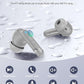 Wireless Earbuds, Bluetooth 5.4 Headphones Bass Stereo, Ear Buds with Noise Cancelling Mic, IP7 Waterproof in Ear Earphones, 36H LED Display Bluetooth Earbuds for Laptop Pad Phones Sports, Grey