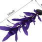 2-Pack 12 Inch Aquarium Silk Aquarium Plants, Artificial Plastic Plant for Small Tank, Goldfish, Fish Hides (Purple, 12 Inch)