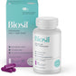 Biosil Advanced Hair + Nail Care - Growth Vitamins for Women - Strengthen & Thicken Strands - 60 Capsules - Patented ch-OSA - 30-Day Supply