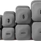SafeGrip Dumbbells, Anti-Slip, Anti-Roll, Thick Handles, Free Weights, Square Dumbbells for Secure Workouts at Home, Weightlifting, and Personal Training