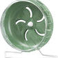 Jeeone Silent Hamster Wheel 7 inch, Hamster Exercise Wheel, Height-Adjustable Hamster Wheel Cage Accessories, Hamster Running Toys Small Animals Exercise Wheels (Green)