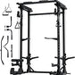 MAJOR FITNESS Drone3 Power Rack, Multi-Function Home Gym Squat Rack with Pull-Up Bar, Cable Crossover & J-Hooks, Heavy-Duty Steel Frame for Maximum Stability & Strength Training
