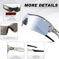 BangLong Polarized Sports Sunglasses Cycling Sun Glasses for Men Women with 5 Interchangeable Lenes for Running Baseball Golf