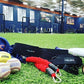 Baseball and Softball Movement Enhancement Training System Including Belt/Harness, Foot/Ankle Strap, 2 Bungee Cords. Enhance Hitting, Pitching, & Throwing
