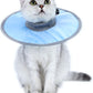 Waterproof Cat Recovery Collar, Adjustable Pet Cone Collar, Protective Cat Neck Cones to Stop Licking Wounds, Lightweight Kitten Cones After Surgery, Elizabethan E Collar for Cats, Small Dog, Puppy