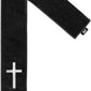 SLEEFS Faith Cross Black Thin Football Towel