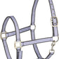 HORZE Adepto Adjustable Horse Halter | Soft, Durable Polyester - Languid Lavender Purple - Warmblood