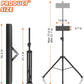 Dartboard Stand, Portable Professional Dart Holder Stand Adjustable Height from 57.1 to 77.6 -inch for Outdoor, Travel, Home, or Bars Games