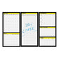 Dry Erase Workout Calendar Poster - Fitness Planner with To-Do List, Notes Section for Home Gym Tracking