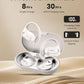 Open Ear Headphones,Wireless Bluetooth 5.3 Air Conduction Open Earbuds,Comfort & Secure Fit ,Powerful Bass,Clear Calls,30H Playback,Light Weight Sports Headsets with Ear-Hook for Workout,Running,Beige