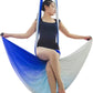 DASKING Aerial Silks Starter Kit - Durable 11Yards of Aerial Yoga Hammock with Hardware, Aerial Swing for Acrobatic Flying Yoga & All Levels (Aerial Rigging Point Up to 14ft)