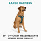Embark Adventure Dog Harness, Reflective Trim No Pull Dog Harness for Large Dogs - Military Grade Nylon, Front Clip with Gel Lined Handle.