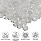 Sea Glass Stones - 0.9LB White Frosted Glass Pebbles Gemstones - Perfect for Aquarium Rocks, Fish Tank Gravel, Vase Fillers, DIY Crafts, and Home Decor