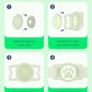 IP68 Waterpoof Dog Airtag Holder, Stretchy Silicone Full Body Covered Apple Air Tag Holder for Dog Cat Collar Fit All Width Collar (Luminous, 1 Pack)