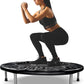 BCAN 38"/40''/48'' Foldable Mini Trampoline Fitness Trampoline with Safety Pad,Rebounder Exercise Trampoline for Adults Indoor/Garden Workout,Max Load 300lbs/440lbs
