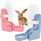 kathson Rabbit Water Bottle, 17oz Hanging Water Fountain Automatic Dispenser No Leak WaterFeeder for Bunny Chinchilla Guinea Pig Hedgehog Ferret