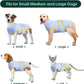 Kuoser Recovery Suit for Dogs Cats After Surgery, Professional Pet Recovery Shirt Dog Abdominal Wounds Bandages, Substitute E-Collar & Cone,Prevent Licking Dog Onesies Pet Surgery Recovery Suit