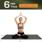 Yoga Mat Non Slip, Anti-Tear 3/16 Thick TPE Yoga Mats for Women and Men, 72"x24" Exercise & Fitness Mat with Carrying Strap, Workout Mats for Yoga, Pilates and Floor Exercise