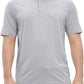 Mens Golf Shirt Moisture Wicking Dry Fit Performance Sport Short Sleeve Striped Golf Polo Shirts for Men
