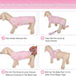 Kuoser Dog Surgery Recovery Suit, Anti Licking Pet Surgical Suit for Dogs Male Neuter, Female Dog Surgery Suit for Spay Subsititute E-Collar Cone, Dogs Body Suits After Surgery Pink Tie Dye XS