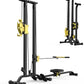 Multi-Functional Cable Station LAT Pull Down Machine Low Row Cable & Rowing Machine Workout Combo for Home Gym