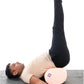 Yogikuti Iyengar Yoga Bolster Pillow for Restorative Yoga & Meditation Poses – 100% Cotton, Firm & Durable Cylindrical Cushion with Washable Cover, Perfect for Balance & Supportive Asanas (White)