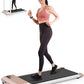 SupeRun Walking Pad, Under Desk Treadmill, 3 in 1 Portable Treadmill with Remote Control LED Display, 2.5 HP Quiet Walking Jogging Machine for Office Home Use, 300 Lbs Capacity