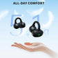 Open Ear Earbuds, Clip-On Earbuds Wireless Bluetooth, Ear Clip Bluetooth Headphones, Lightweight Comfort, Ergonomic Secure Fit for Small Ears, Ultra Open Audio, Waterproof, 40H Playtime