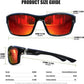 Polarized Sunglasses for Men Women Sports Goggles Lightweight Frame Cycling Running Fishing Driving UV400 Protection