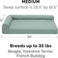 Furhaven Cooling Gel Dog Bed for Medium/Small Dogs w/ Removable Bolsters & Washable Cover, For Dogs Up to 35 lbs - Pinsonic Quilted Paw L Shaped Chaise - Iceberg Green, Medium
