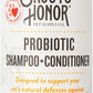 Skout's Honor Probiotic Cat Shampoo & Conditioner with Avocado Oil & Omega-3s, 97% Natural, Paraben & Sulfate-Free, Cruelty-Free, Defend Against Itch, Dryness, Irritation. 16oz, Honeysuckle