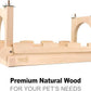 YKD Chinchilla Wood Suspension Bridge, Hanging Large Small Animal Wooden Bridge Platform, Small Animals Habitat Toy for Chinchillas Sugar Gliders Rats Squirrel