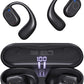 PSIER Open Ear Headphones, Bluetooth 5.3 Wireless Sports Headphones with Digital Display Charging Case 40 Hours Playtime True Earbuds with Earhooks for Running, Walking, Workout