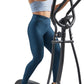 Sunny Health & Fitness Smart Upright Elliptical w/Pulse Sensor Built-in, Indoor Full-Body Cross-Training & Cardio Exercise Machine for Home, Free SunnyFit App Connection, Optional Long Stride Length