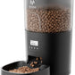 Automatic Cat Feeders, 3L Timed Cat Dry Food Dispenser, Dual Power Supply, Programmable Portion Size, 1-6 Meals Per Day, Auto Pet Feeder for Cats and Small Dogs