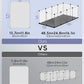 Small Animal Playpen, Guinea Pig Cages with Waterproof Mat, 12 Panels Pet Playpen for Hamsters, Hedgehog, Indoor Outdoor Plastic Fence, 48.5 x 24.8 x 16.1 inches