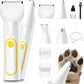 Dog Clippers Grooming Kit, 4-in-1 Low-Noise Dog Paw Trimmer, Shaver, Nail Trimmer and Nail Grinder 2025 New Electric Cordless Pet Grooming Kit