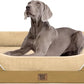Washable Orthopedic Large Dog Bed - XL Large Dog Bed with Removable Bolsters Cover Foam Support Big Dogs Beds Non-Slip Bottom & Waterproof Pet Beds