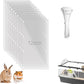 Pet Cage Liner Protection, Rabbit Cage Plastic Panels, 12 PCS Cage Urine Guard for Rabbit, Guinea Pig, Hamster, Hedgehog, Chinchilla, Ferret, Bunny - Transparent, 11.8"x5.9"