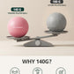 Trideer Pilates Ball 9 Inch, Small Exercise Ball with Exercise Guide for Yoga, Core Training, Physical Therapy, Balance, Stability, Stretching