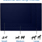 MIGHTY MONKEY 100% Waterproof Dog Food Mat, Raised Edges Silicone Pet Feeding Placemat for Cat, Dogs, Pet Bowls, High Lipped Tray Prevents Water Spills, Food on Floor, Dishwasher Safe, 24x16, Navy