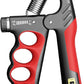 Grip Strength Trainer, Hand Grip Strengthener with Adjustable Resistance 11-220Lbs(5-100KG), Automatic Counter, Ergonomic Design, Forearm Strengthener for Musicians Athletes and Injury Recovery