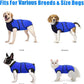 Idepet Dog Recovery Suit Female,Dogs Onesie Suit Surgery Male Breathable Pet Bodysuit for Spay Neuter E-Collar & Cone Alternative Surgical Suit Puppy Abdominal Anti Licking Wounds Shirt (Blue, XS)